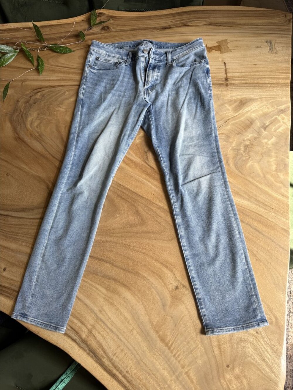 Express Skinny Jeans 4-Way Hyper Stretch Light Wash Men's 32x30